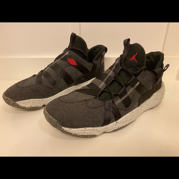 Jordan Other - Nike Air Jordan Crater Recycled Black University Red Grey CT0712-001 Men's 13